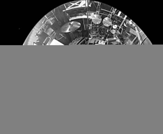 Sean Ritenauer's percussion setup for the Broadway revival of Pippin at the Music Box Theatre.