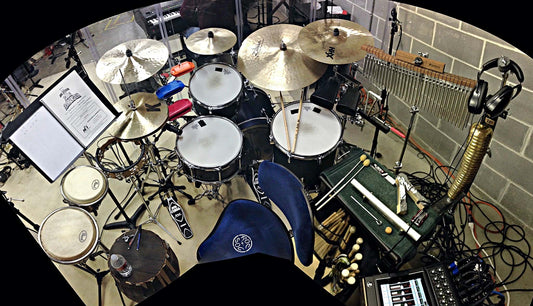 Jason Degenhardt's setup for Young Frankenstein at the Topeka Civic Theatre in Topeka, Kansas.