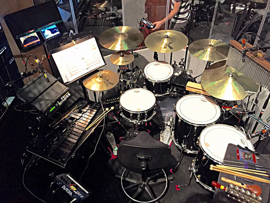 Jaren Angud's combined book setup for the International Tour of Disney’s Beauty and the Beast.