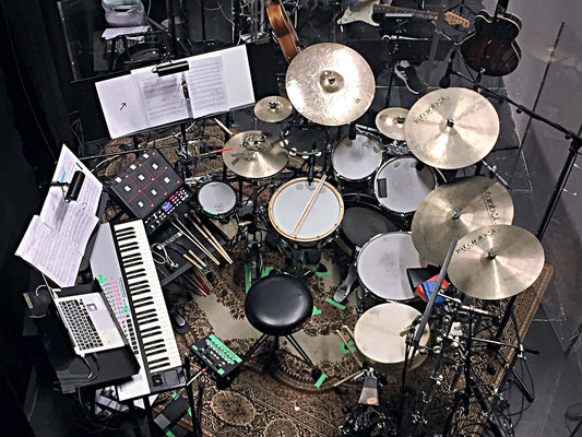 Petter Nilsen’s combined book setup for Spamalot at Romerike Folkehøgskole, in Jessheim, Norway.