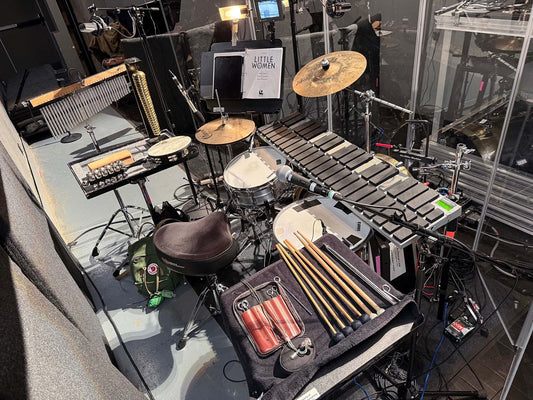 Sal Mazzotta's setup for the National Tour of Little Women at the RiverPark Center in Owensboro, Kentucky.