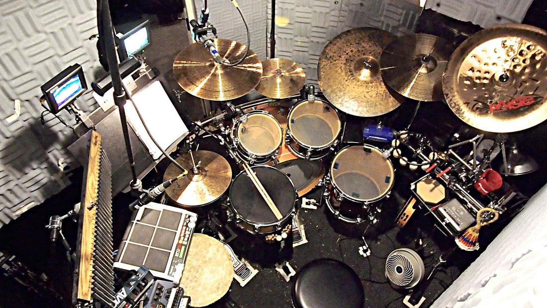 Sean McDaniel's setup for the Broadway production of The Book of Mormon at the Eugene O'Neill Theatre.
