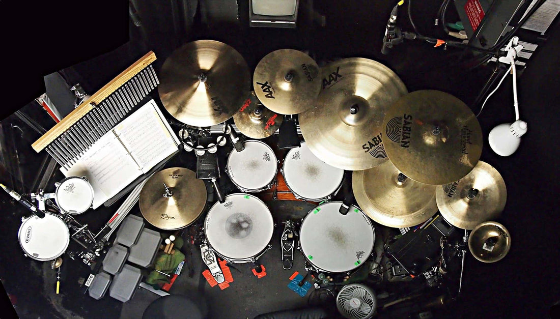 Joe Choroszewski's setup for the Off-Broadway production of Avenue Q at New World Stages, in New York City.