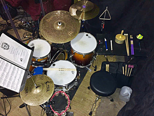 Greg Hersey's setup for Godspell at the Players by the Sea Theatre in Jacksonville Beach, Florida.