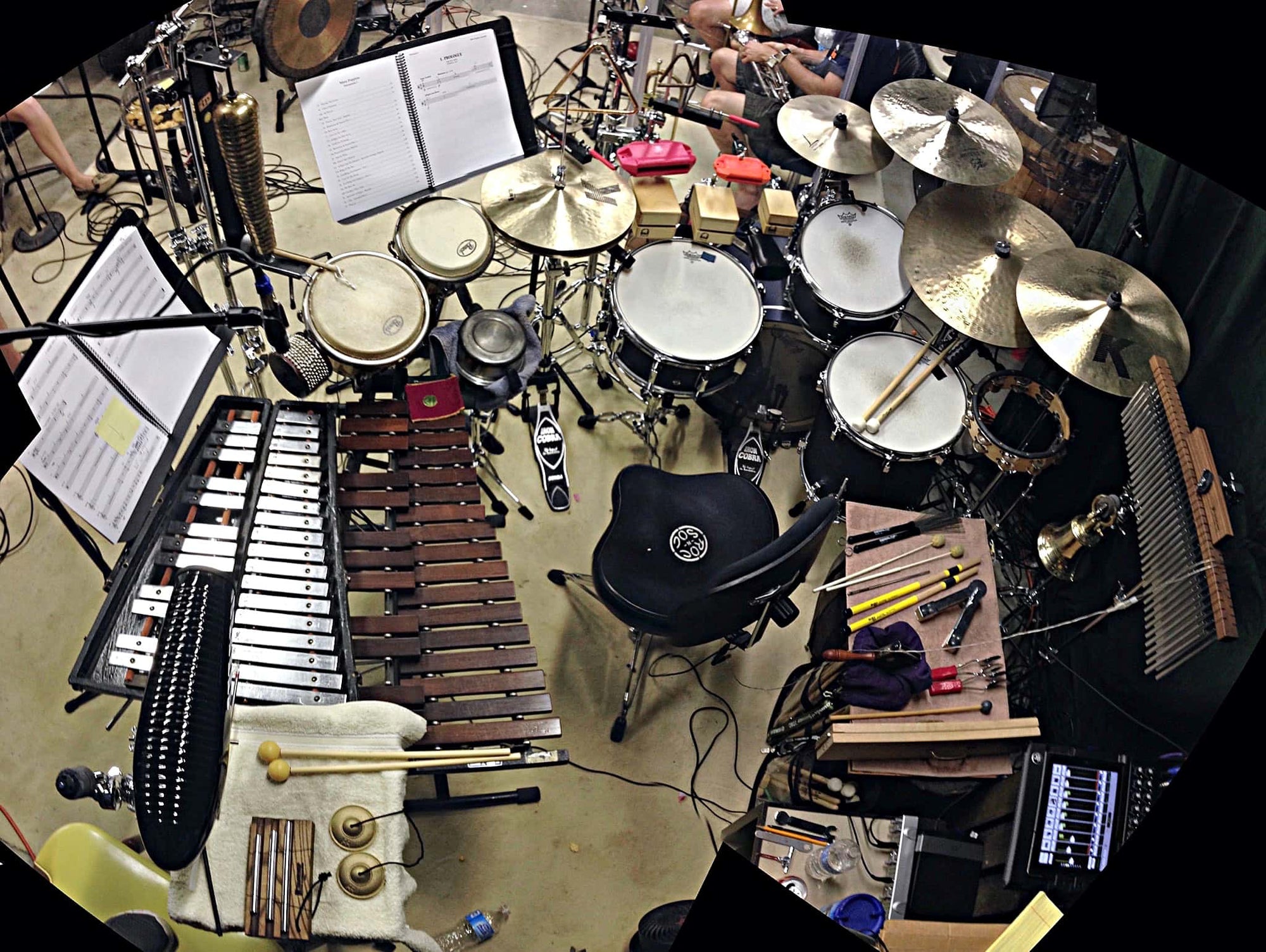 Jason Degenhardt's combined book setup for Mary Poppins at the Topeka Civic Theatre in Topeka, Kansas.