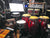 Shan Chana's percussion setup for Aladdin at the Prince of Wales Theatre in London's West End.