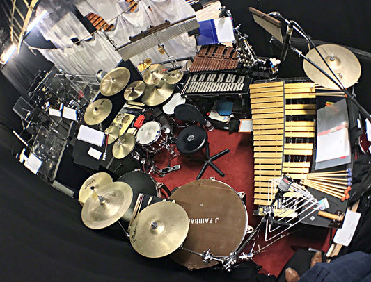 George English’s setup for The Wizard of Oz at the Crucible Theatre in Sheffield, South Yorkshire, England.