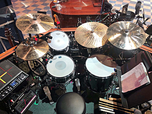 Noah Hadland's setup for the 2nd National Tour of Waitress at the Southern Alberta Jubilee Auditorium in Calgary, Alberta, Canada.