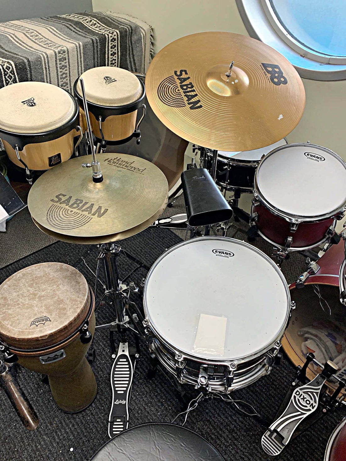 Benjamin Barham-Wiese’s setup for Seussical at a Community Theater in New York City.