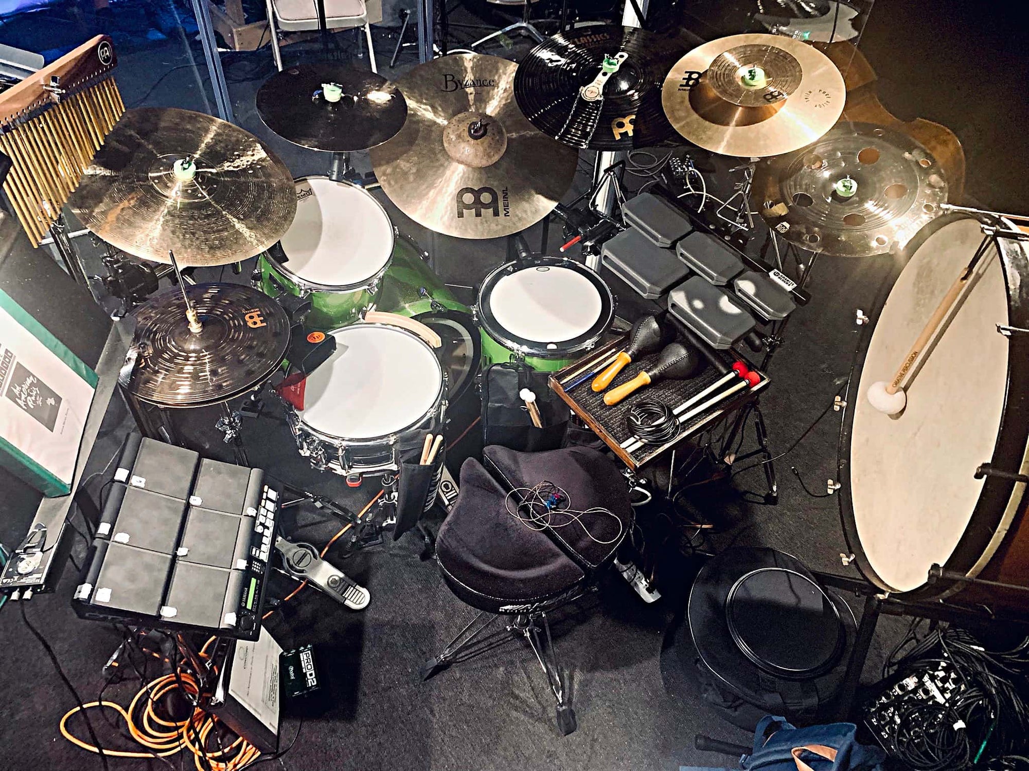 Andrew Warren's setup for An American In Paris at The Argyle Theater in Babylon, New York.