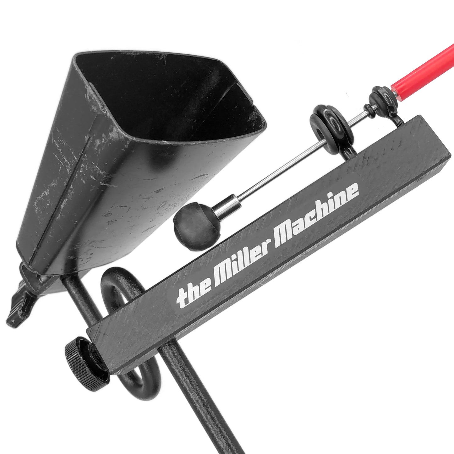 Block Machine with Black Body and LP Cowbell mounted on Block Arm.