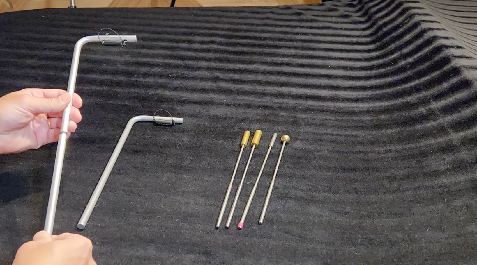 Load video: Rick Dior video talking about the new Triangle Arm Plus from The Miller Machine.