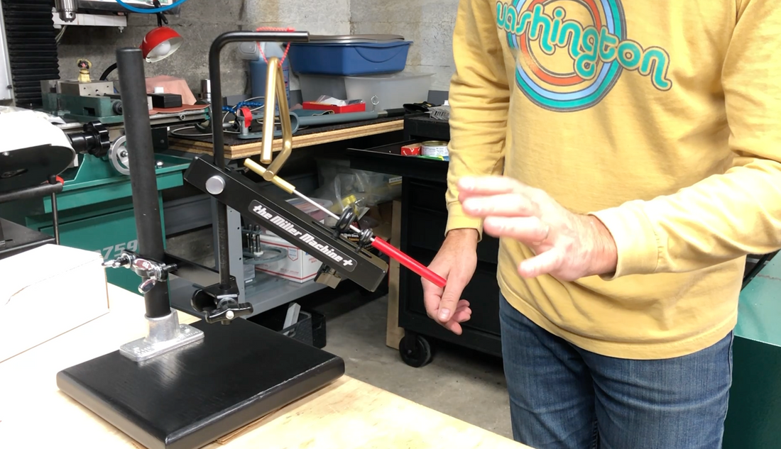 Video showing the unboxing and setting up of The Miller Machine Triangle Machine Plus.