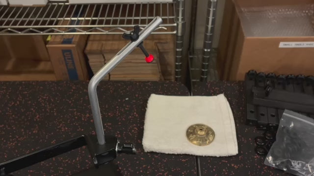Load video: Video showing how to install The Miller Machine Finger Cymbal Mount.