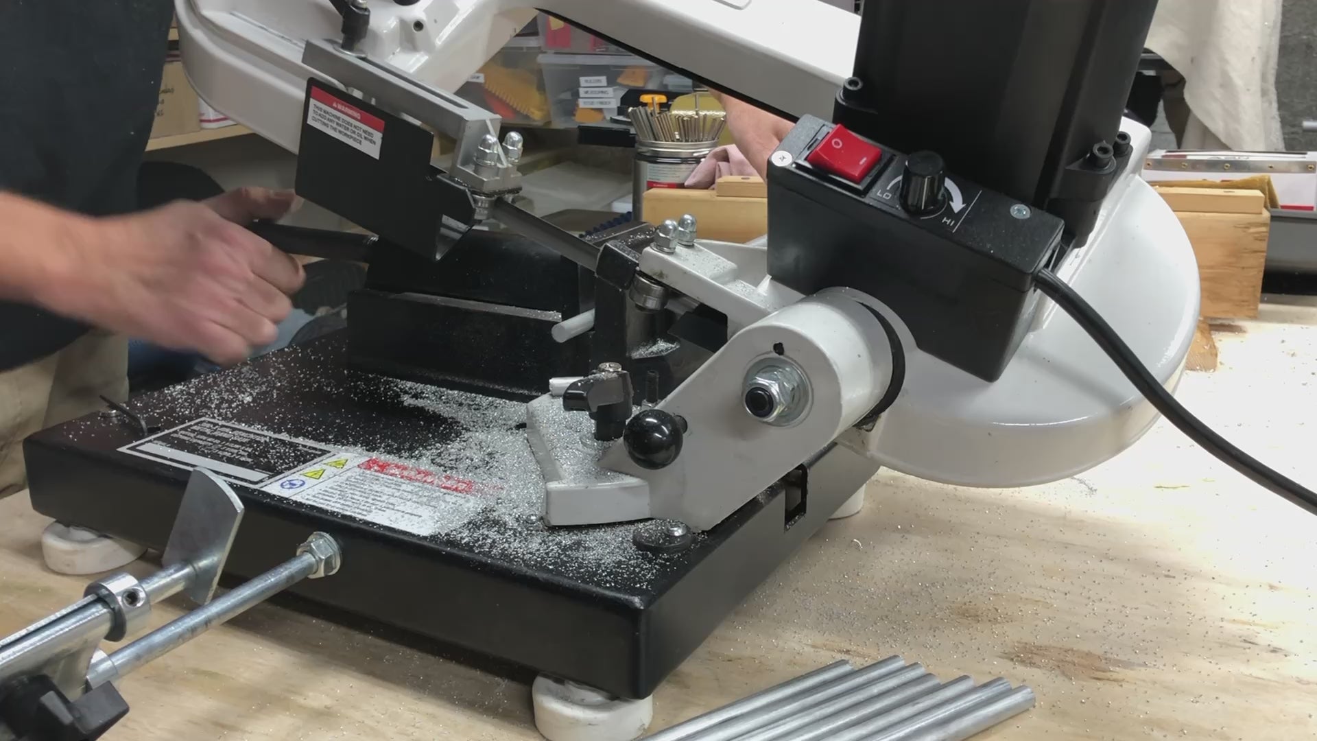 Load video: Video showing how The Miller Machine, Finger Cymbal Arm is manufactured.