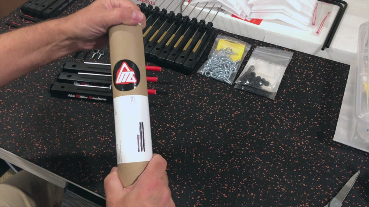 Load video: Video showing you how to upgrade your Miller Machine from the old straight shaft beater to the new 5/16&quot; Solid-Body Brass, or Steel, Beater.